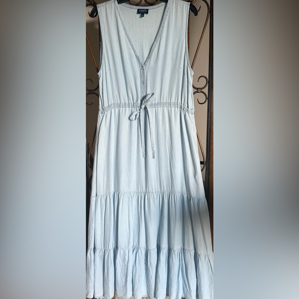 Light Blue Sleeveless Dress